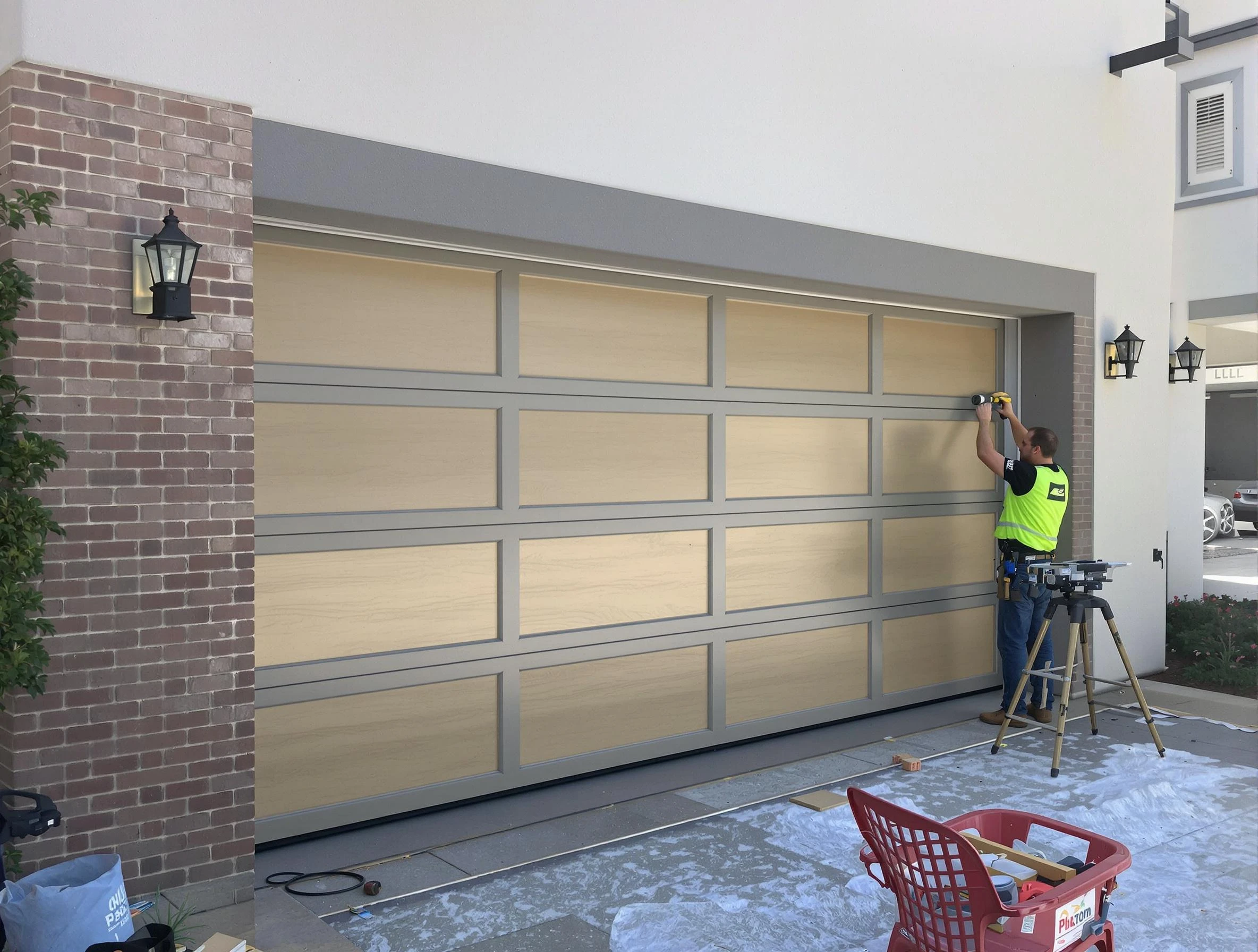 Garage door replacement service by Randolph Garage Door Repair in Randolph