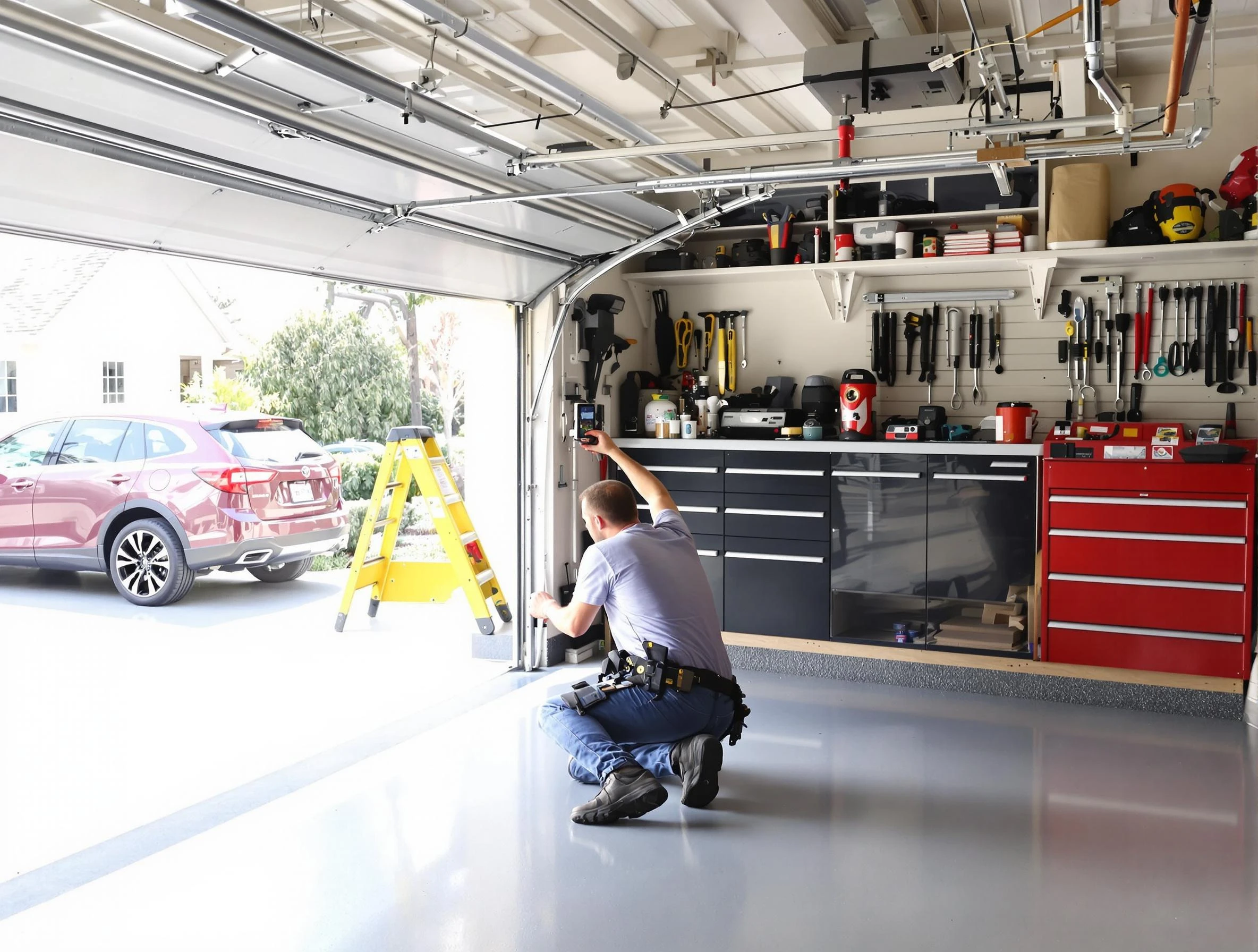 Local garage door repair service by Randolph Garage Door Repair in Randolph